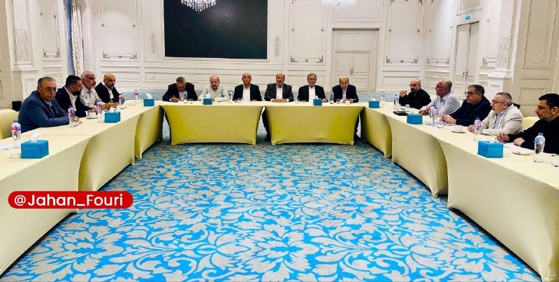 جهان بینالملل فوری🌍: نشست رهبران گروههای مقاومت فلسطینی در قاهره🔹رئیس دفتر سیاسی حماس در قاهره با رهبران و نمایندگان گروههای فلسطینی دیدار