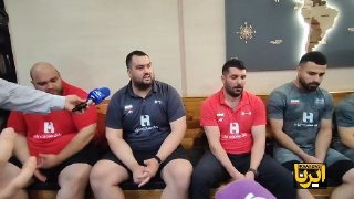 🎥 בדרישת עלי דאוודי, מרים המשקולות הלאומי של ארצנו, מהמזכ"ל של הוועד האולימפי הלאומי