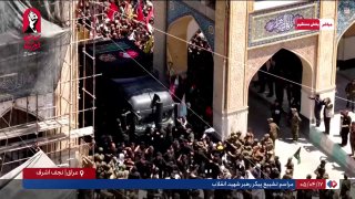 גופתו הקדושה של מר נהרג איראן נכנסה למקדשו של אמירול מומינין (AS).