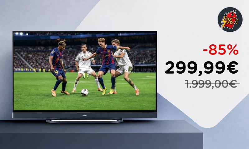 Imperdibile! Haier Smart TV OLED 4K 65 a soli 299,99€ (-85%)!