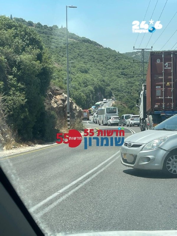 🇮🇱 עדכון: בעקבות טיפול בתאונה בכביש נחל קנה - הכביש נחסם. עומסים בשני הכיוונים.