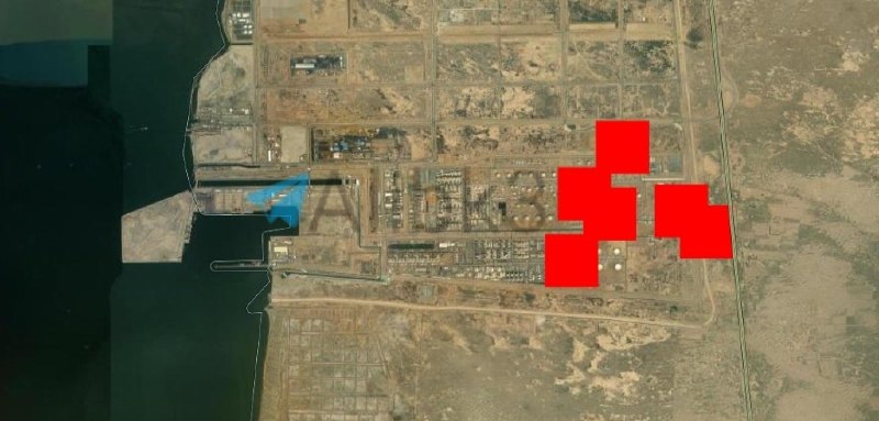 אישור השריפה בבית הזיקוק בג'זאן כתוצאה מהשביתות בתימן.