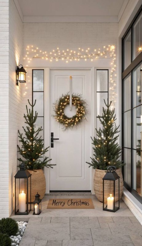 Декоративные новогодние венки Встречать гостей или создавать настроение новогодний венок справится с обеими задачами. Он первым дарит ощущение праз... - изображение 4 - венок, заснеженный, венки