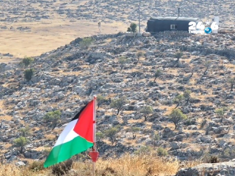 🇮🇱 דגל אש"ף עם פריטי אמל"ח אותרו סמוך לחוות מצודת דוד. כוחות המשטרה וחבלני מג"ב הוזעקו למקום, וטיפלו בחפץ…