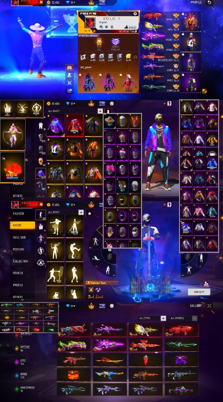 دنیای اکانت فری فایر freefire: 1️⃣ کد : 37460💪 لول اکانت : 73🌍 سرور: خاورمیانه💰 قیمت : 40 میلیون🔫 دارایی اکانت : فول آیتم همه چیز مشخصهلینک خرید :https