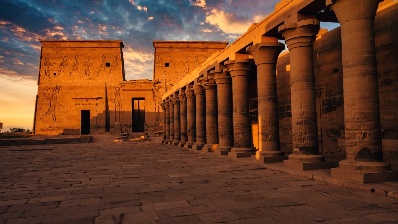 Illuminated by IsisTemple of Philae (aka Temple of Isis), Aswan, Egypt (© Ratnakorn Piyasirisorost/Getty Images)