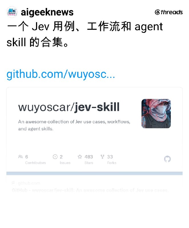 AI 极客新闻 (@aigeeknews) on Threads