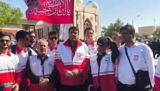 ראש אגודת הסהר האדום: הסהר האדום ערוך במלואו לסקר את הלווייתו של מר נהרג איראן בעיראק.