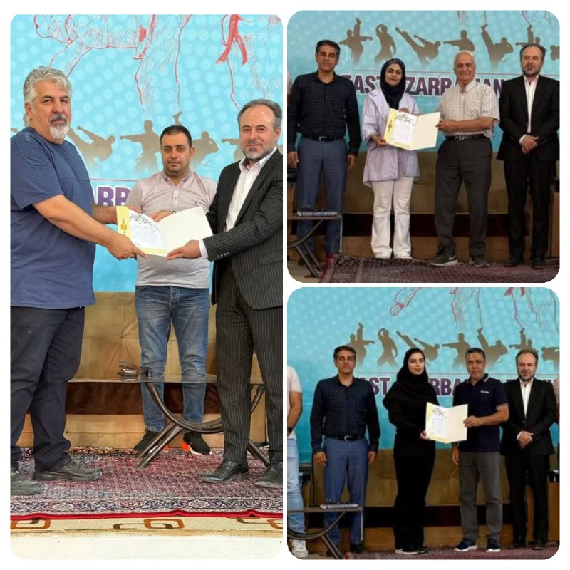 هیأت تکواندو استان آذربایجانشرقی: 🔹از خبرنگاران هیأت تکواندو استان و شهرستان تبریز تقدیر شد.🔸در حاشیه مسابقات انتخابی مرحله دوم نوجوانان پسران استان رضا ن