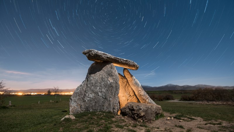 Pi in the skyDolmen of Sorginetxe, Basque Country, Álava, Spain (© David Herraez Calzada/plainpicture)
