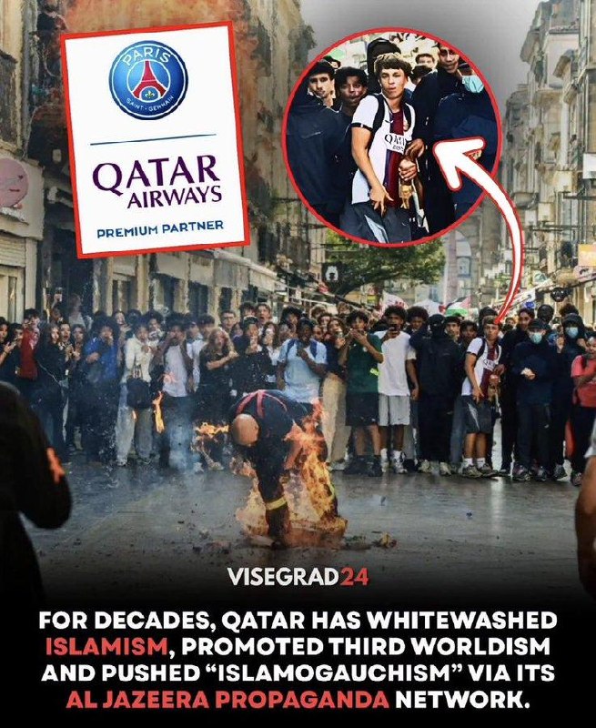 🇶🇦 במשך עשרות שנים, קטאר הלבנה את האסלאמיזם, קידמה את העולם השלישי ודחפה את ה"איסלאמוגאוצ'יזם" באמצעות רשת התעמולה שלה אל ג'זירה