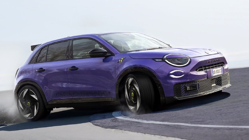 Раскрыта внешность 240-сильного спортивного кроссовера Abarth 600e 2