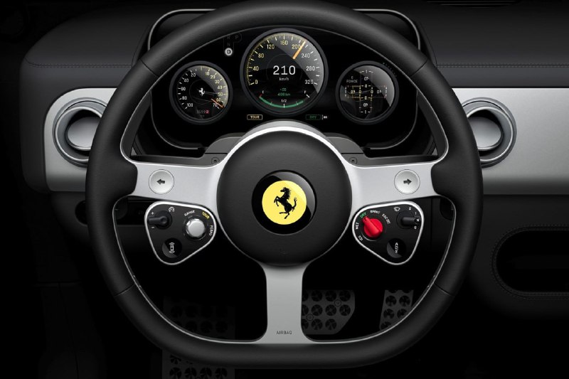 Ferrari показала салон своего первого электромобиля Luce 3