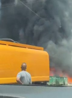 🏴שריפה מאסיבית בסביבת המגדלור