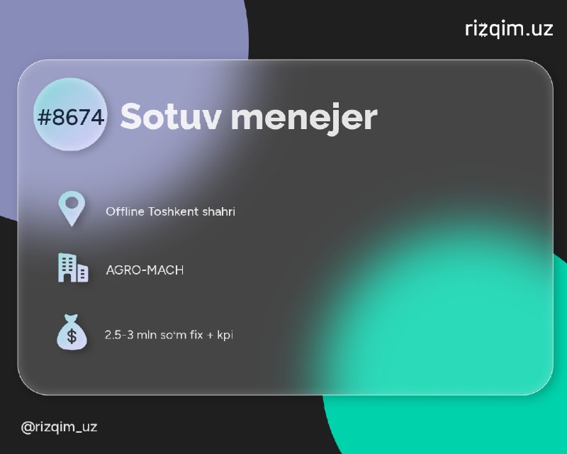 Иллюстрация к посту канала Rizqim.uz