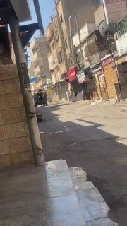 מעקב: רכבי כיבוש מסתערים על רחוב השוק במחנה בלאטה, מזרחית לשכם.