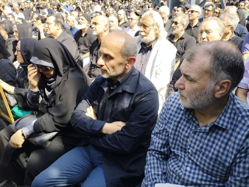 נוכחותם של דמויות תרבות ואמנות שונות בטקס הלווייתו של אכבר עבדי ז"ל