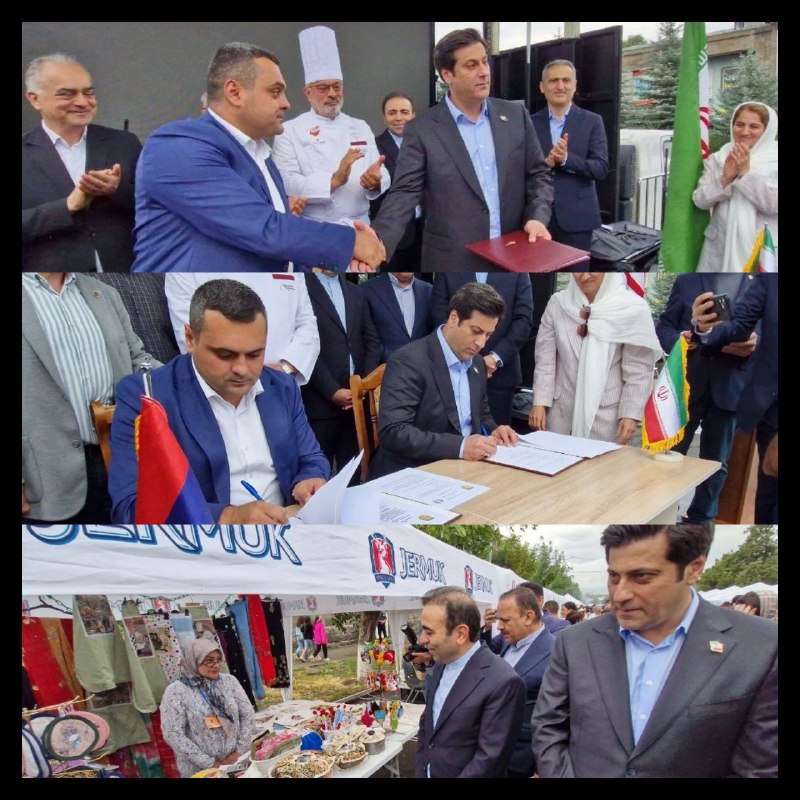 پایگاه خبری می رشت: 📶 با حضور رضا زنده دل «شهردار موفق لاهیجان» در کشور ارمنستان؛📸 تفاهم نامه خواهر خواندگی لاهیجان و سیسیان با هدف گسترش ت