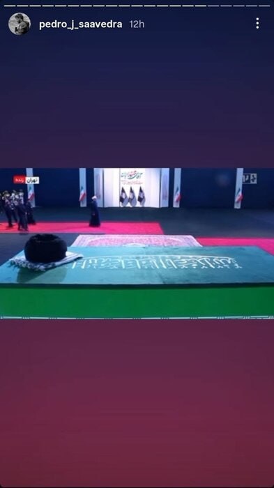 חשבון האינסטגרם של הצלם הספרדי על חוסן העם האיראני בעיצומו של האבל על המנהיג ההרוג