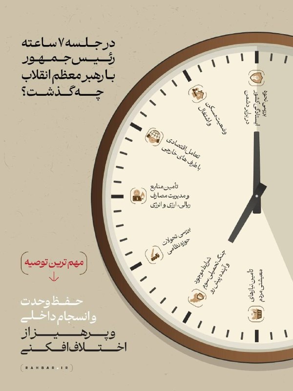 اخبار قزوین: ♦️در جلسه ۷ ساعته رئیسجمهور با رهبر انقلاب چه گذشت؟@akhbarghazvin