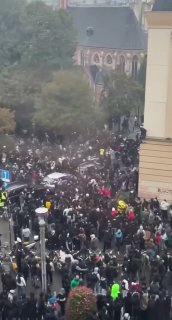 Flash: The riots are spreading from France to Belgium.