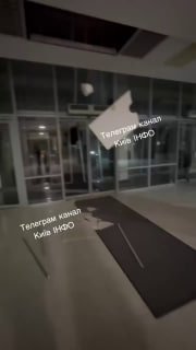 צילומי נזק באוניברסיטת קייב למסחר וכלכלה לאחר ההגעה.
