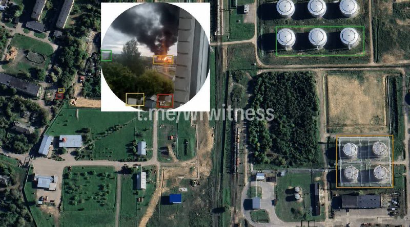 ️🇺🇦🇷🇺 על פי הדיווחים, מחסן הנפט Tvernefteprodukt בטבר ברוסיה הותקף.
