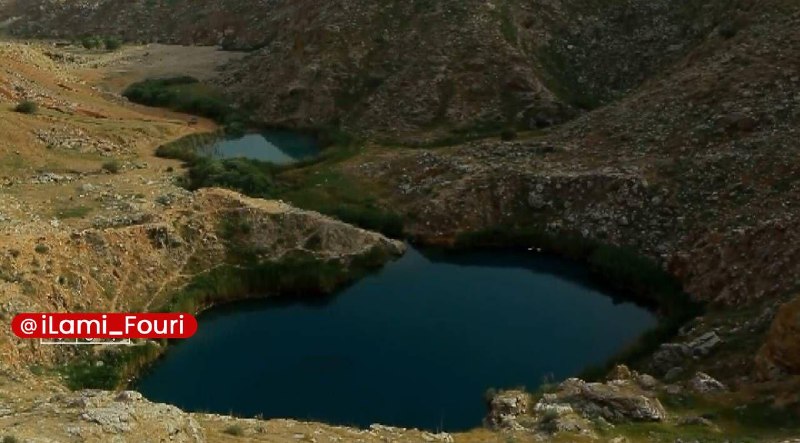 ایلام فوری: دریاچه‌های دوقلوی سیاه‌گاو؛ آکواریوم طبیعی در آبدانان🔹دریاچه‌های دوقلوی سیاه‌گاو در آبدانان با آب زلال و آبی‌رنگ، وجود م