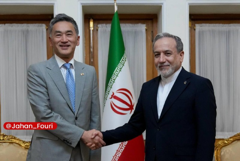 جهان بین‌الملل فوری🌍: دیدار خداحافظی سفیر ژاپن در ایران با وزیر امور خارجه🔹تسوکادا تاماکی، سفیر ژاپن در کشورمان در پایان ماموریت دیپلماتیک خود