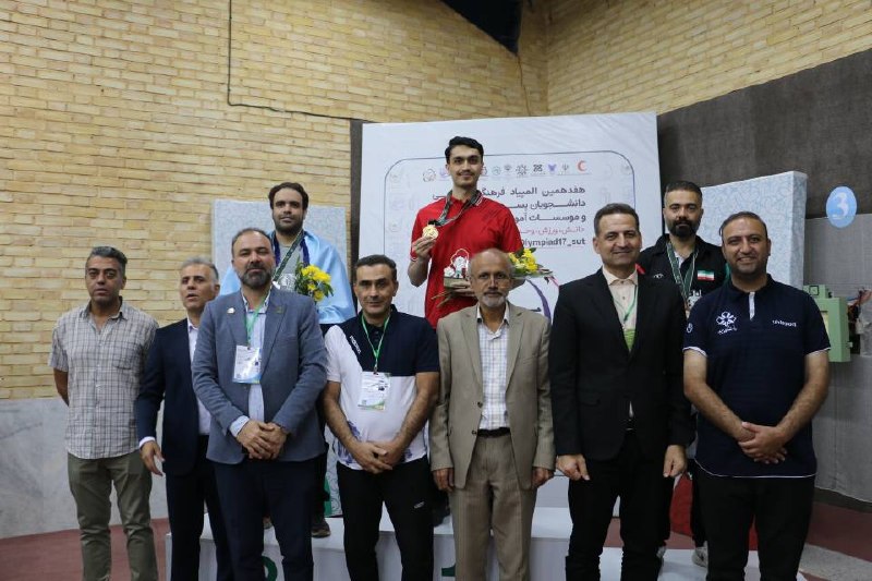 اخبار فارس: ♦️ دانشجوی دانشگاه شیراز قهرمان تیراندازی با تپانچه بادی المپیاد دانشجویان کشور🔹 محمد تاجدینی، تیرانداز دانشگاه شیراز،