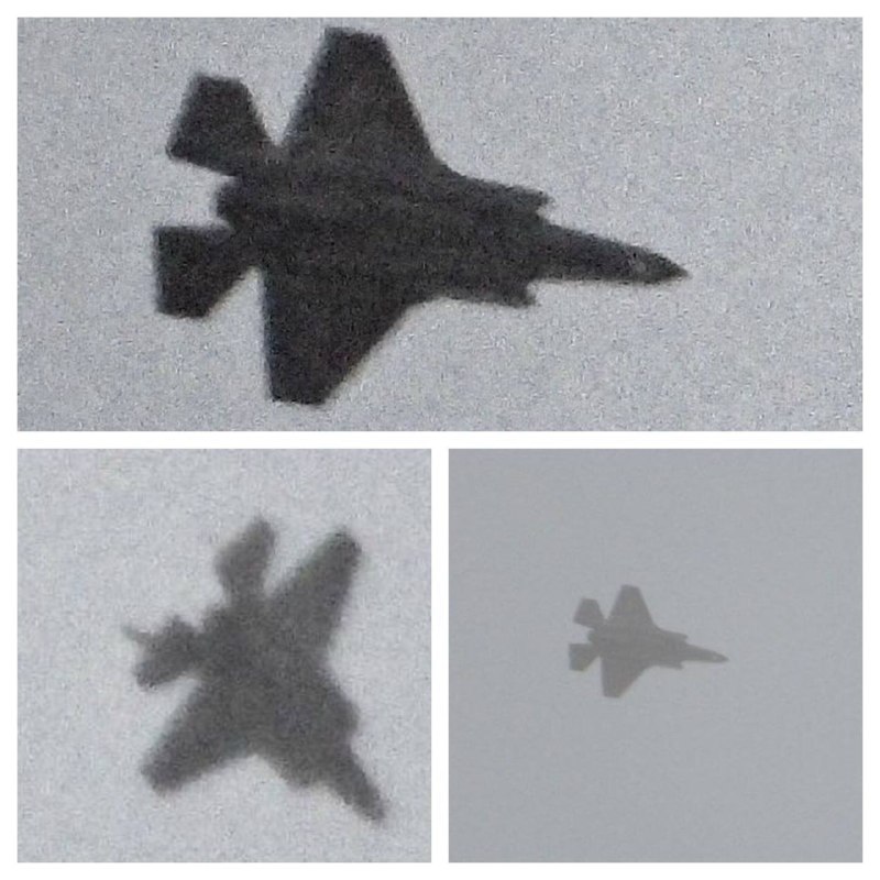 מטוס הקרב F-35A Lightning II השייך לחיל האוויר של ארצות הברית נראה הבוקר מעל העיר איספהאן שבמרכז איראן.