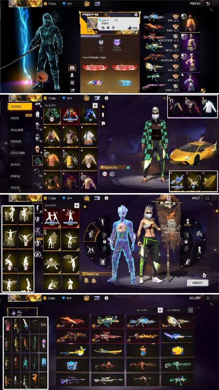 دنیای اکانت فری فایر freefire: 32. Gh
