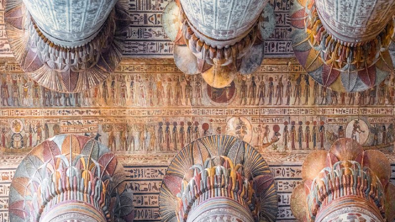 Inside Esna's sacred universeCeiling of the Temple of Esna, Egypt (© Nick Brundle Photography/Getty Images)