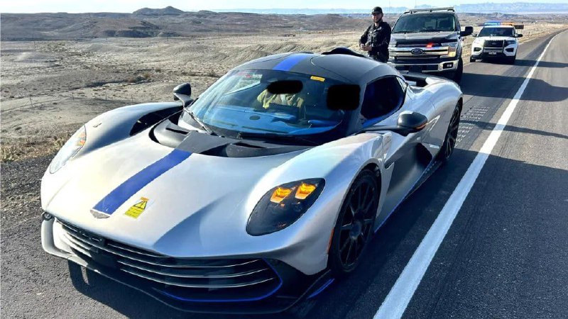 Новейший прототип Aston Martin Valhalla задержали в Штатах за «опасное вождение» — компания просто т 2