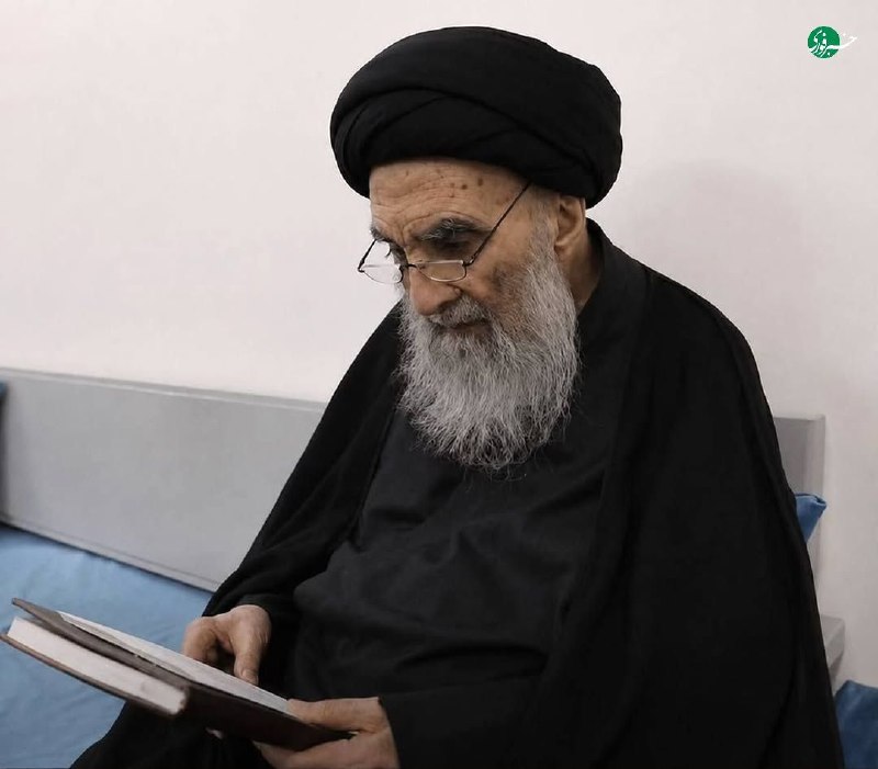 خبرفوری: ♦️ جدیدترین تصویر از مرجع عالیقدر آیت‌الله العظمی سید علی حسینی سیستانی به مناسبت ۹۹ سالگی عمر مبارک ایشان🇮🇷 ✊ @AkhbareF