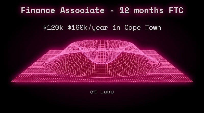 Web3 Finance Associate - 12 months FTC $84k - $96k in Cape Town at Luno