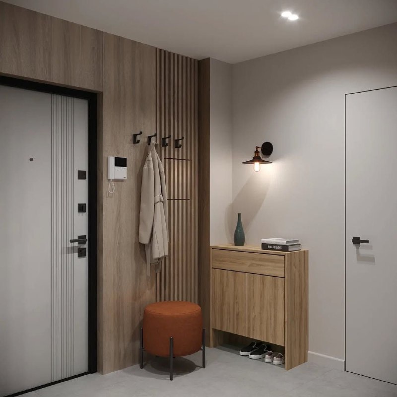 К нам обратились заказчики за разработкой интерьера для части квартиры Перед нами стояла задача создать интерьер в базовых тонах. Кухня-гостиная - ... - изображение 1 - части, квартиры, интерьер