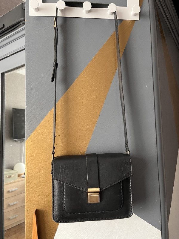 Сумка UNIQUE FABRIC из натуральной кожи, без подкладки. — фото 1