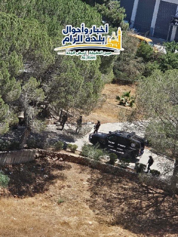 דחוף: כוחות הכיבוש מסתערים על מכון קלנדיה של אונר"א, מצפון לירושלים הכבושה.