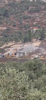 חלק מפעולות ההריסה שביצע הכיבוש בכפר אנזה מדרום לג'נין