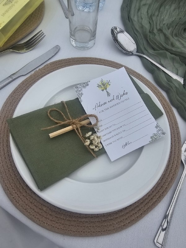 What’s the one piece of advice you’d give the bride as she begins her marriage?