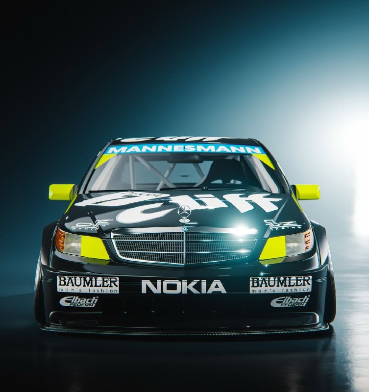 Mercedes C200 Evo - Cliff Opel Calibra Tribute 3