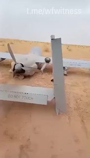 ️🇸🇩🇦🇪 נראים לכאורה מזל"ט CH-95 שפועל על ידי RSF מתוצרת סין, התקלקל והתרסק באזור סיד אל-קוואייז בצפון קו…