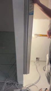 Вот чем мы занимались на выезде вчера В таком виде строители хотят сдать готовые стены Зная, что мебельщики потом будут сильно возмущены, а по итог... - изображение 1 - строители, итогу, чем