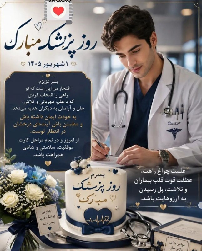 بانه 24: 🗓️یکشنبه1شهریور🔺 یکم شهریور روز بزرگداشت ابوعلی سینا و روز پزشک بر همه‌ی زحمت‌کشان عرصه‌ی سلامت، مبارک 🩺➖ #بانە_٢٤ #دەنگ
