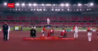 🎦 Athena Mohammadiha went on the podium wearing a veil and received the silver medal