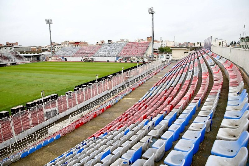 فارس ورزشی: 📷وضعیت ورزشگاه شهید وطنی قائمشهر در آستانه بازی نساجی و استقلال@Sportfars