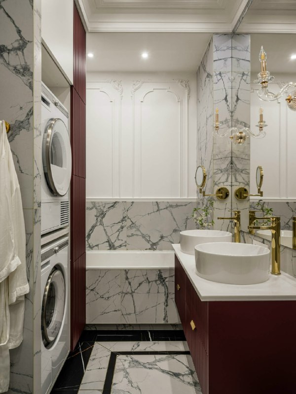 Яркая спальня и эффектная гостиная-детская необычный интерьер 66 кв.м. - изображение 10 - яркая, спальня, эффектная