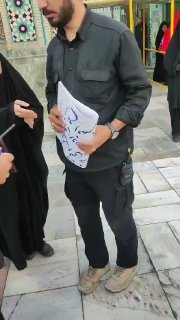 🚨 כוחות הביטחון התעמתו עם דתיים הדוגלים בחיג'אב חובה במקדש רזא אנגורי
