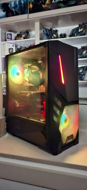 Zima Center: کیس گیمینگ 💥💥M.B Fater H510 MKCPU i3 10100FFan intelRAM 16G Corsair 3200 LPXSSD 500G EVO 870HDD 500G WDVGA Palit 1660sup